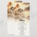 Search for palm tree menus Tropical
