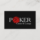 Search for casino business cards Red