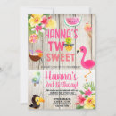 Search for 2nd flamingo birthday invitations Pineapple