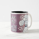 Search for white poodle mugs Watercolor