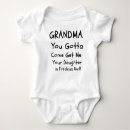 Search for funny grandma sayings baby clothes For her