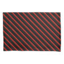 Search for black and red pillowcases Stripes