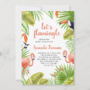 Search for watercolor flamingo baby shower invitations Pink