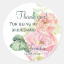 Search for be my bridesmaid stickers Floral