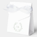 Search for wedding favour boxes Initials