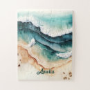Search for maritime puzzles Watercolor