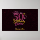 Search for 50th birthday posters Cute