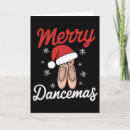 Search for dance teacher christmas cards Santa