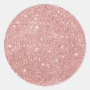 Search for rose gold glitter round stickers Sparkly