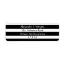 Search for black white stripe return address labels Lines
