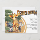 Search for giraffe gender reveal invitations Animals
