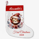 Search for cute lion christmas stockings Animal