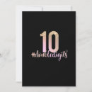 Search for 10 years old girl birthday invitations For her