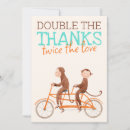Search for cute monkey thank you cards Gender neutral