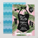 Search for swimsuit birthday invitations For her