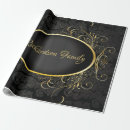 Search for classy wrapping paper Black