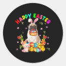Search for funny easter bunny stickers Puppy