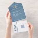 Search for blue ring invitations Qr code
