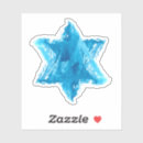 Search for star of david stickers Watercolor