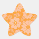 Search for orange stars stickers Retro