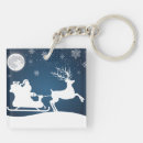 Search for reindeer sleigh key rings Xmas