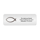 Search for christian fish return address labels Faith