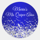 Search for royal blue silver stickers Mis quince anos