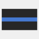 Search for blue line flag stickers Thin