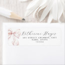 Search for bow wedding return address labels Modern