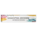 Search for teal name plates Watercolor