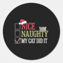 Search for thanksgiving cat stickers Dabbing santa claus