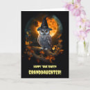 Search for cute granddaughter halloween cards Moon