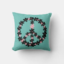 Search for peace sign cushions Hippie