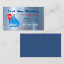 Search for waterdrop business cards Plumbers