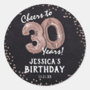 Search for 30 years birthday stickers Thirty