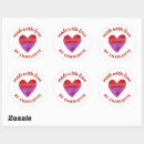 Search for red valentines stickers Watercolor