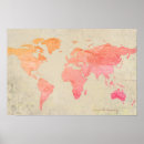 Search for watercolor world map posters Earth