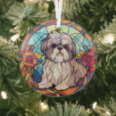 Search for shih tzu puppy christmas tree decorations Animal