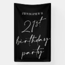 Search for 21st birthday banners Script