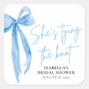 Search for blue bow stickers Blue and white