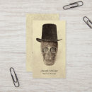Search for goth business cards Skull