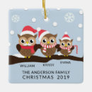Search for owl family christmas tree decorations Keepsake