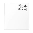 Search for halloween witch notepads Broom