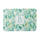 Search for green leaf bath mats Elegant