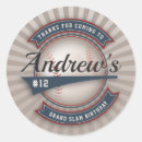 Search for baseball number stickers Vintage