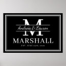 Search for newly married posters Black and white
