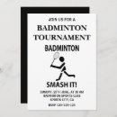 Search for badminton invitations Player