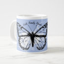Search for butterfly monogram coffee mugs Blue
