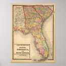 Search for map of florida posters South