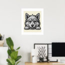 Search for husky posters Black and white dog